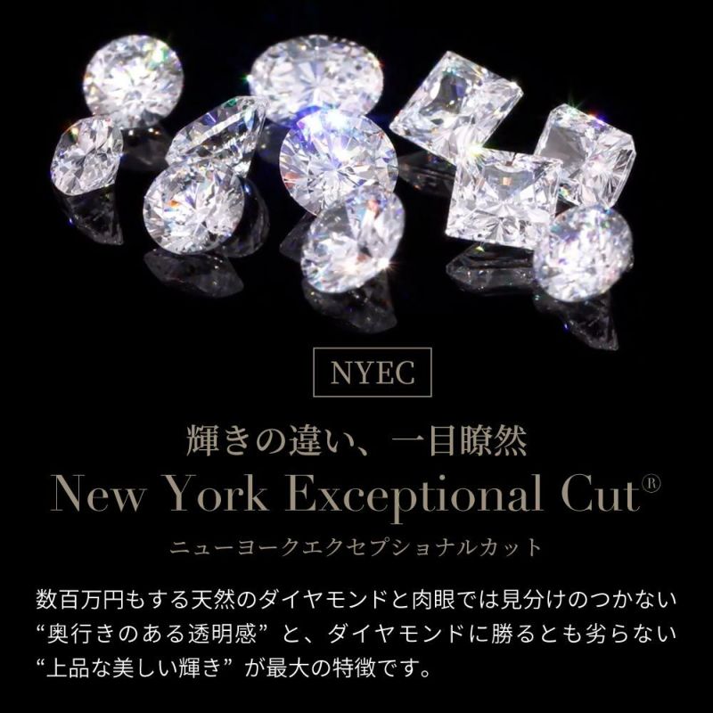 最高級品質 1カラット czダイヤモンド ホワイトゴールド リング K14 WG | ニューヨークからの贈り物