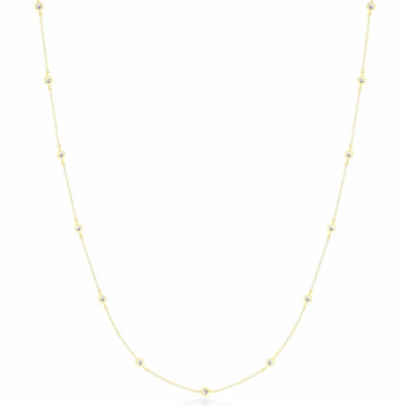 Bezel バイザヤード 6.9カラット ロングネックレス