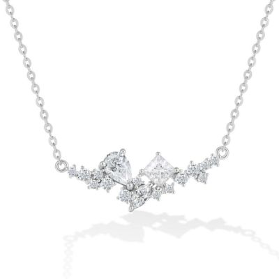 【20%OFF】マルチシェイプストーン スマイルネックレス